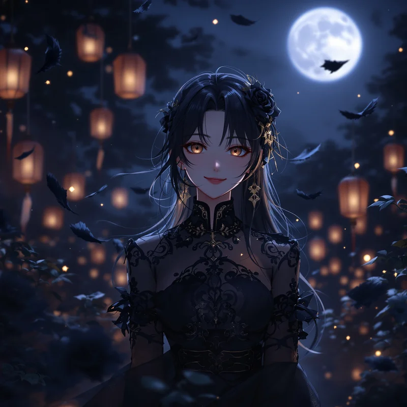 Black Aesthetic Anime PFP.