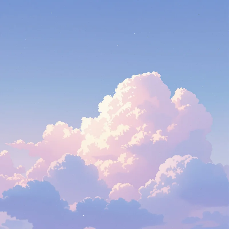 minimal anime PFP with light glow effect for online avatar styling