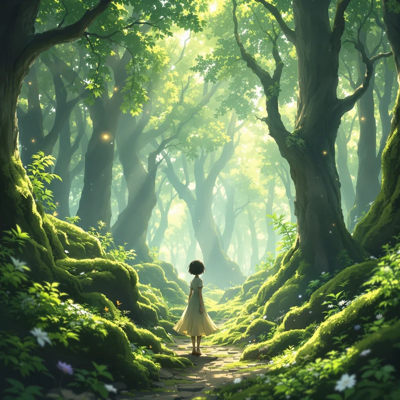 Forest Aesthetic Anime PFP.