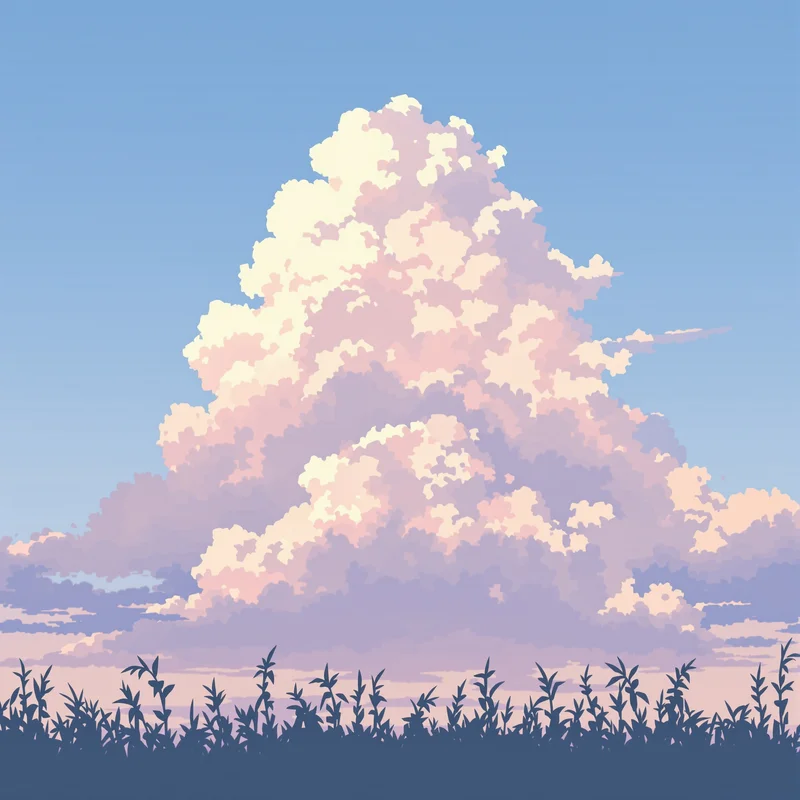 soft tone anime portrait with calm color tones for messaging profile icon