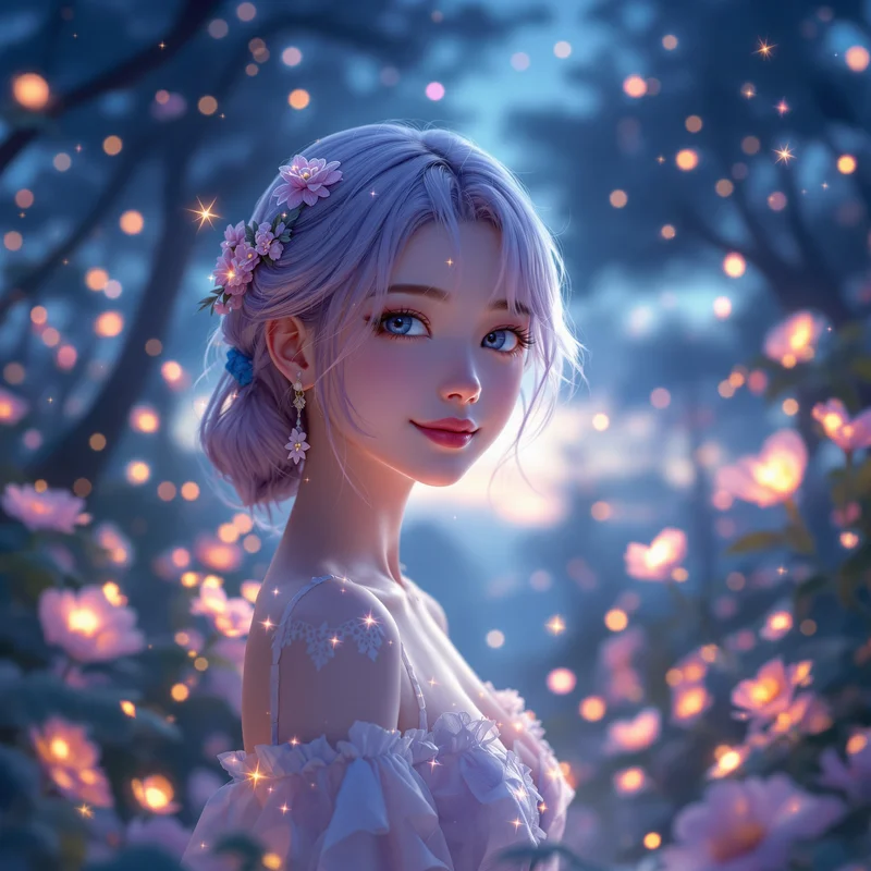 Glow Aesthetic Anime PFP.
