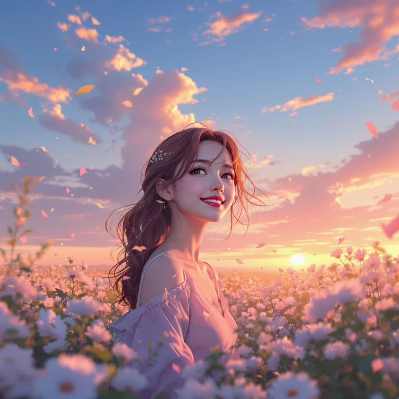 Painterly Aesthetic Anime PFP.