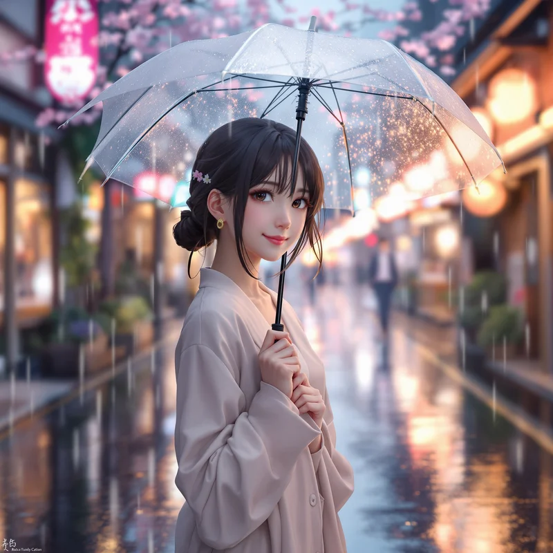 Rainy Aesthetic Anime PFP.