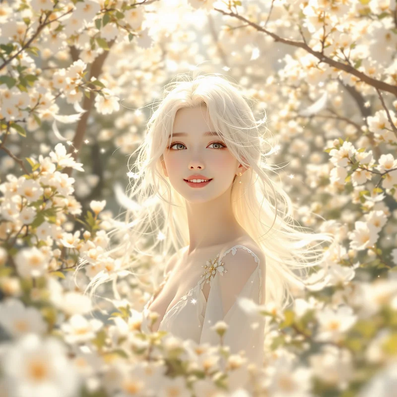 White Aesthetic Anime PFP.