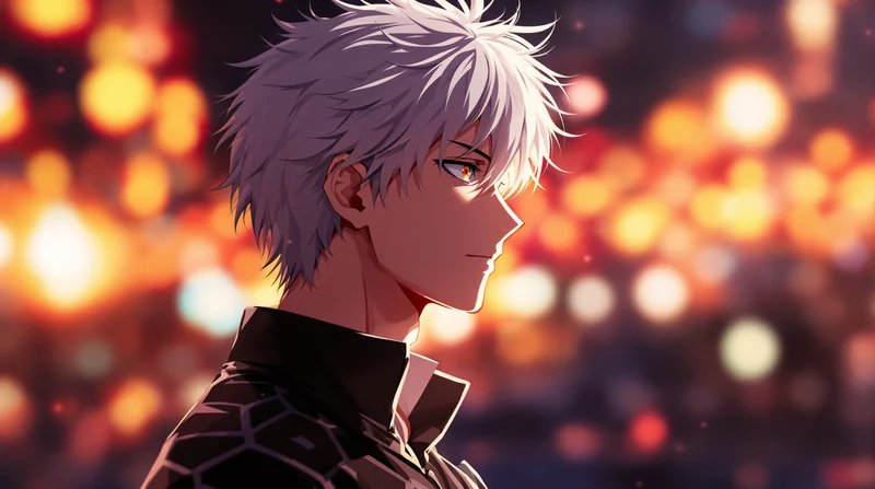 anime boy side profile avatar