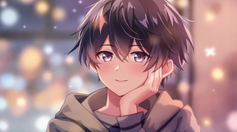 cute anime boy avatar