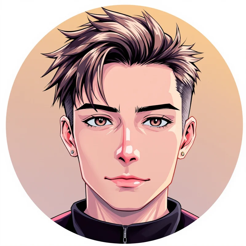 Anime Boy avatar portrait with clean presence