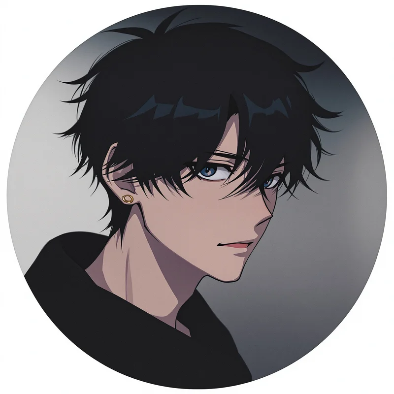 Anime Boy PFP avatar with cool identity