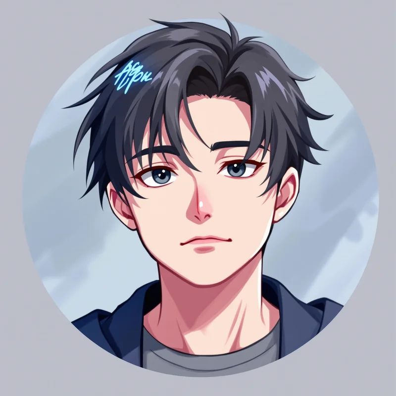 Anime Boy profile image optimized for recognition