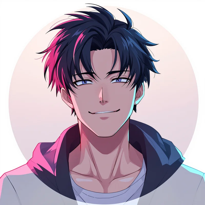 Anime Boy profile image optimized for recognition
