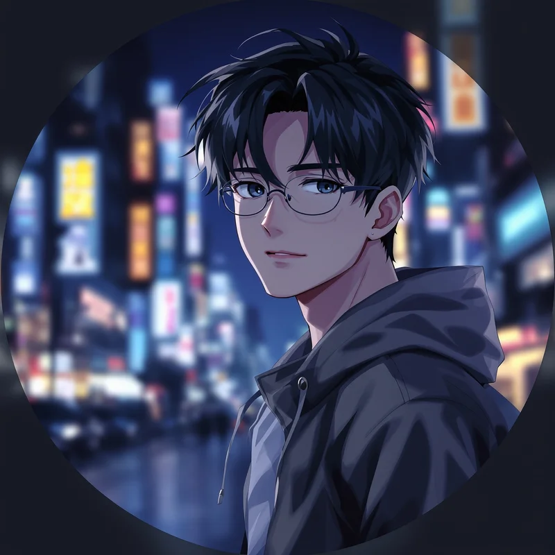 Anime Boy profile image optimized for recognition