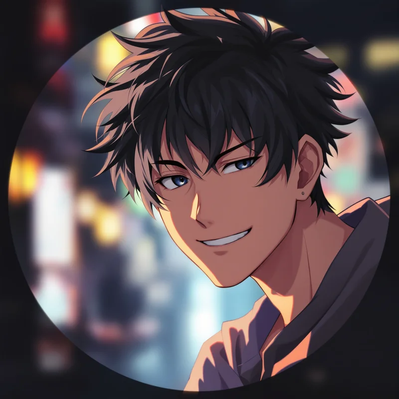 Anime Boy profile image optimized for recognition