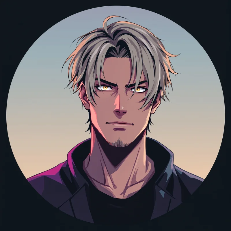 Anime Boy profile image optimized for recognition