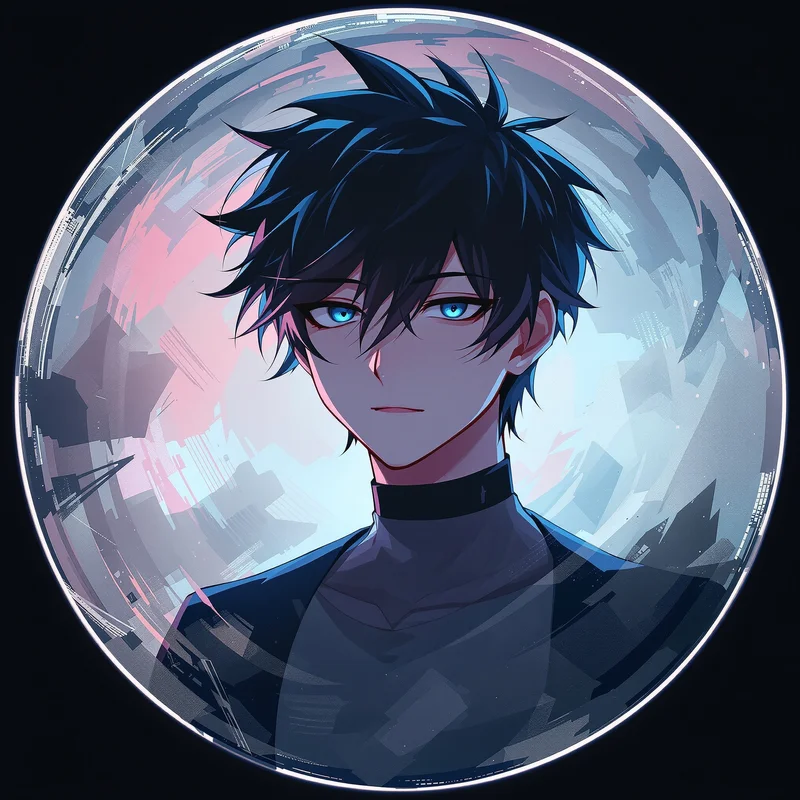 Anime Boy profile image optimized for recognition