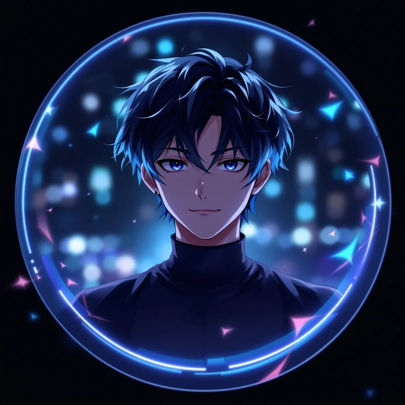 Anime Boy profile image optimized for recognition