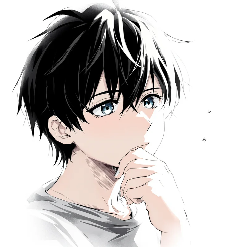 anime boy pfp thinker avatar