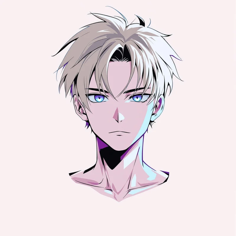 anime boy pfp sharp focused eyes strategist avatar