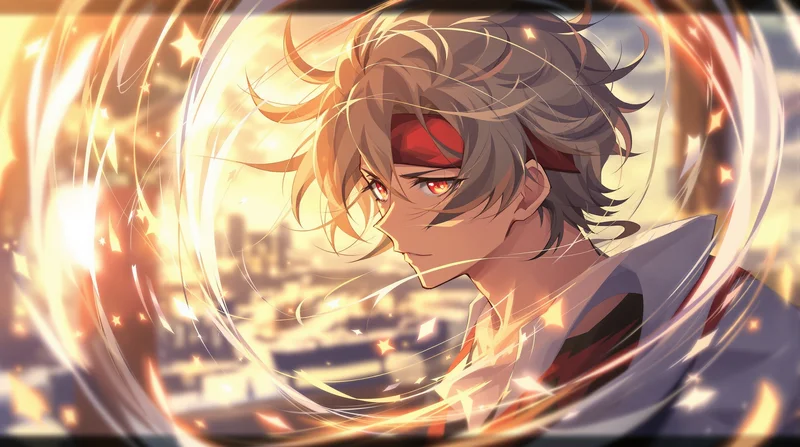 anime boy wind hair avatar