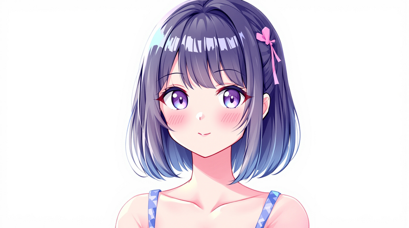 anime girl pfp pastel kawaii portrait
