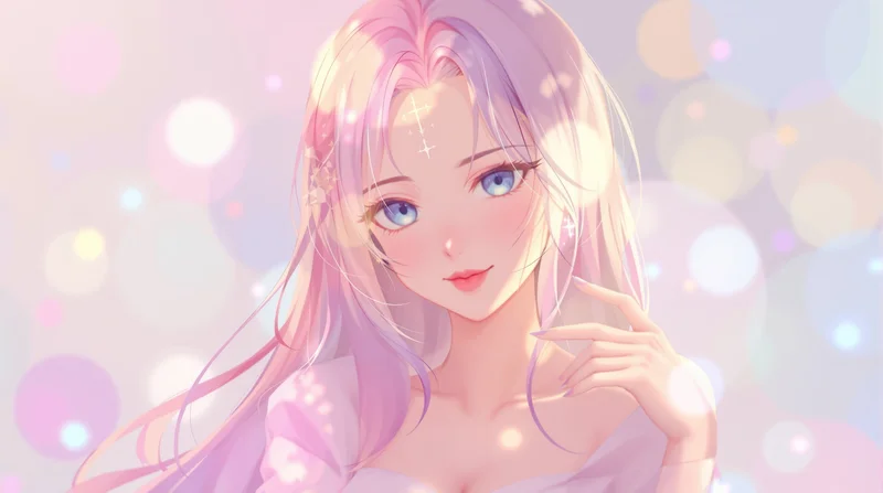 anime girl pfp elegant portrait