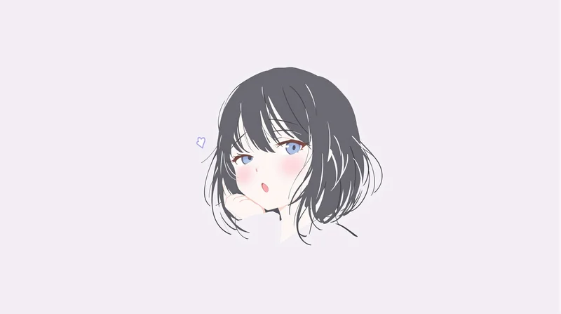 anime girl pfp minimal anime portrait