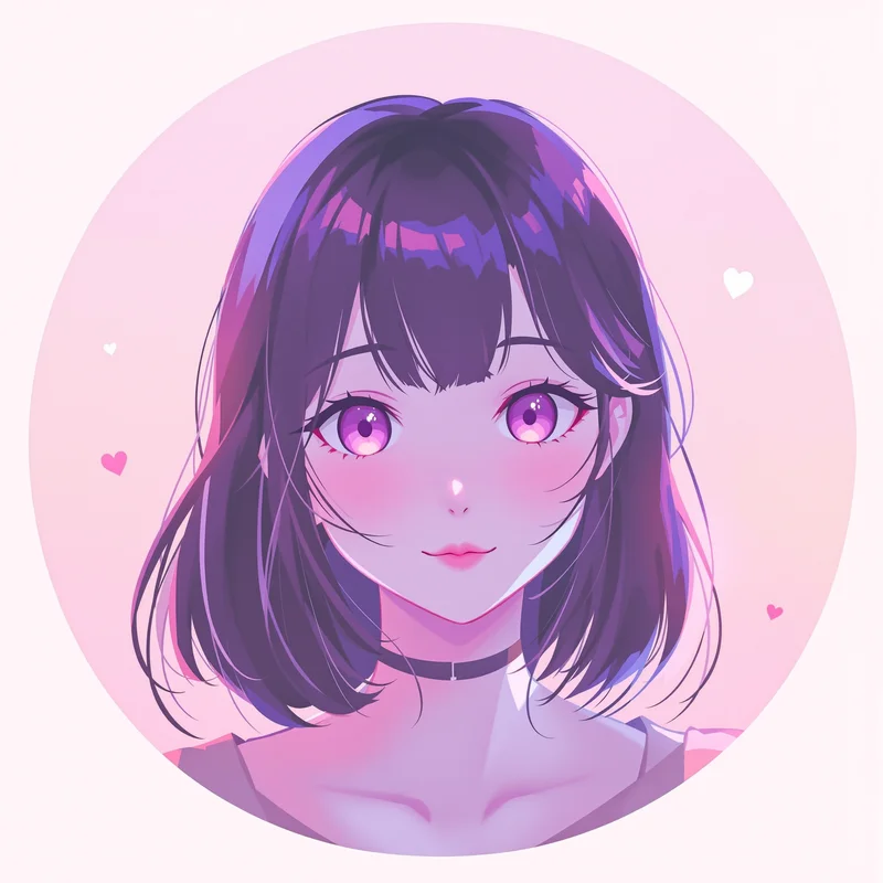 Anime Girl PFP avatar with aesthetic identity