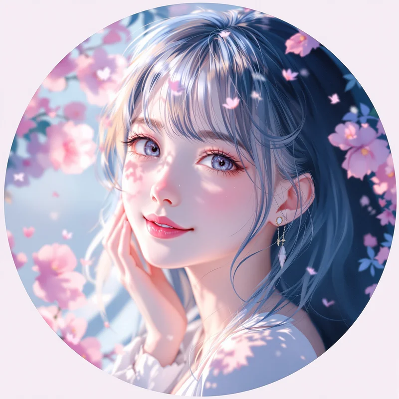 Anime Girl PFP avatar with aesthetic identity