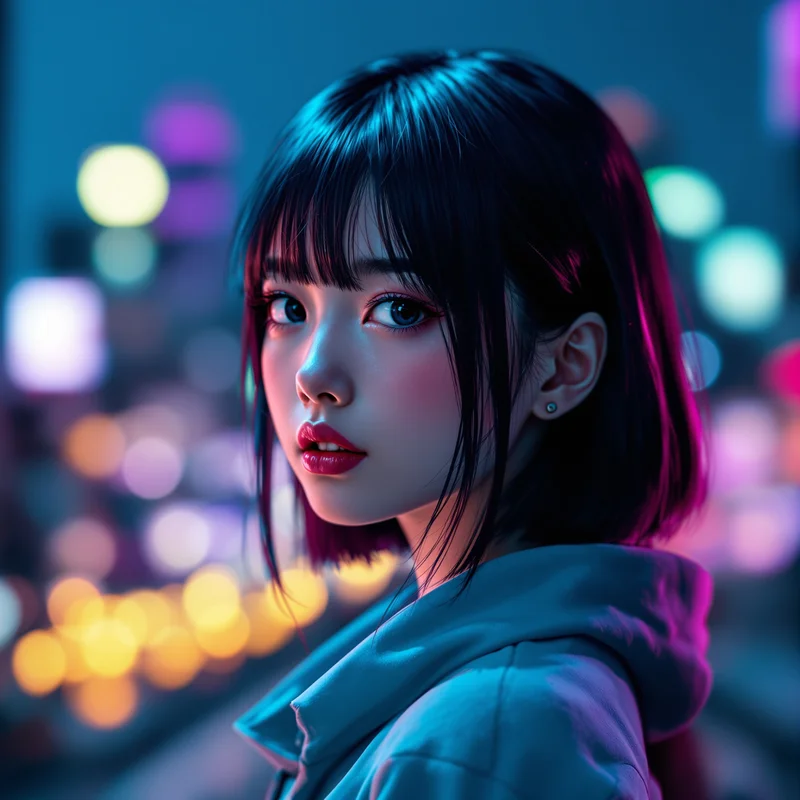 digital identity icon with shadow contrast and focused eyes