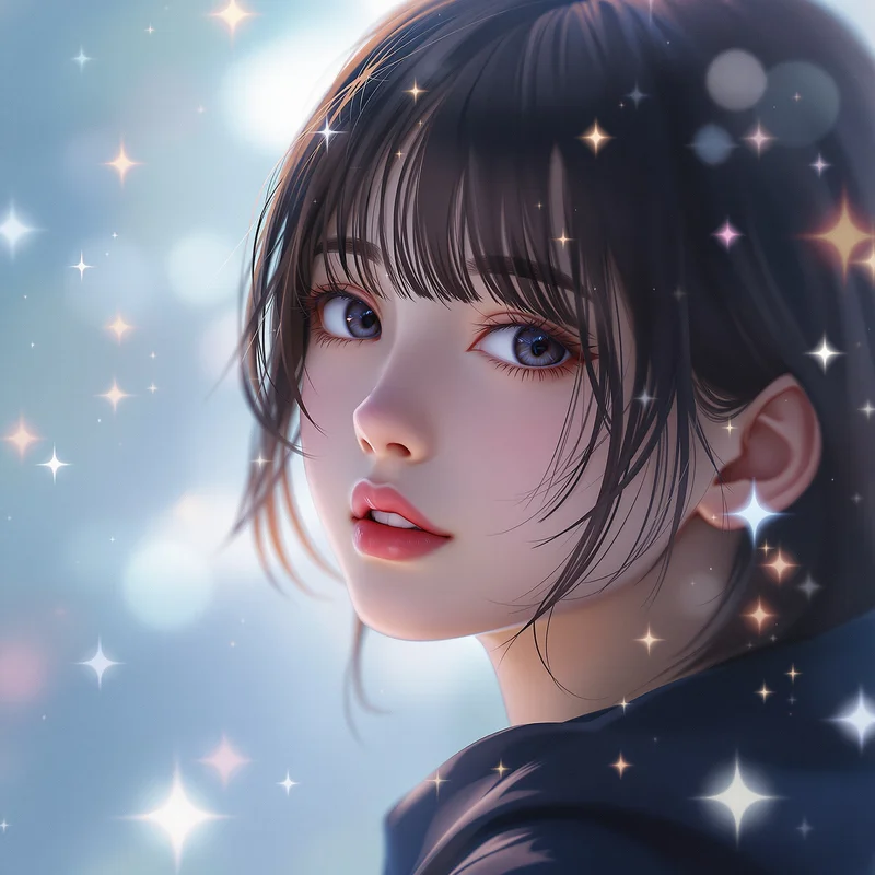 Anime Girl PFP avatar with aesthetic identity