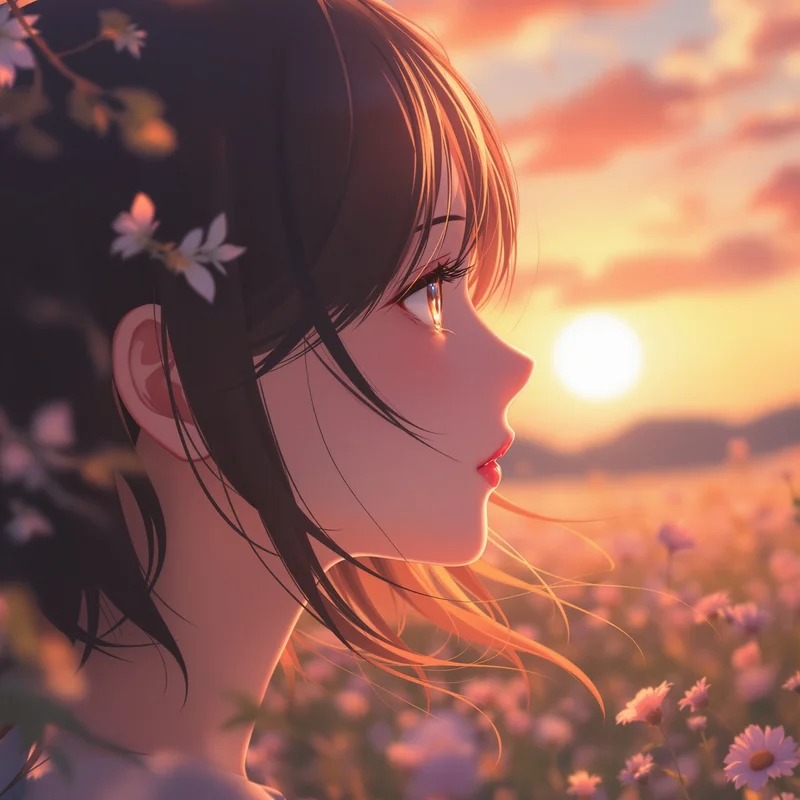 Anime Girl PFP avatar with aesthetic identity