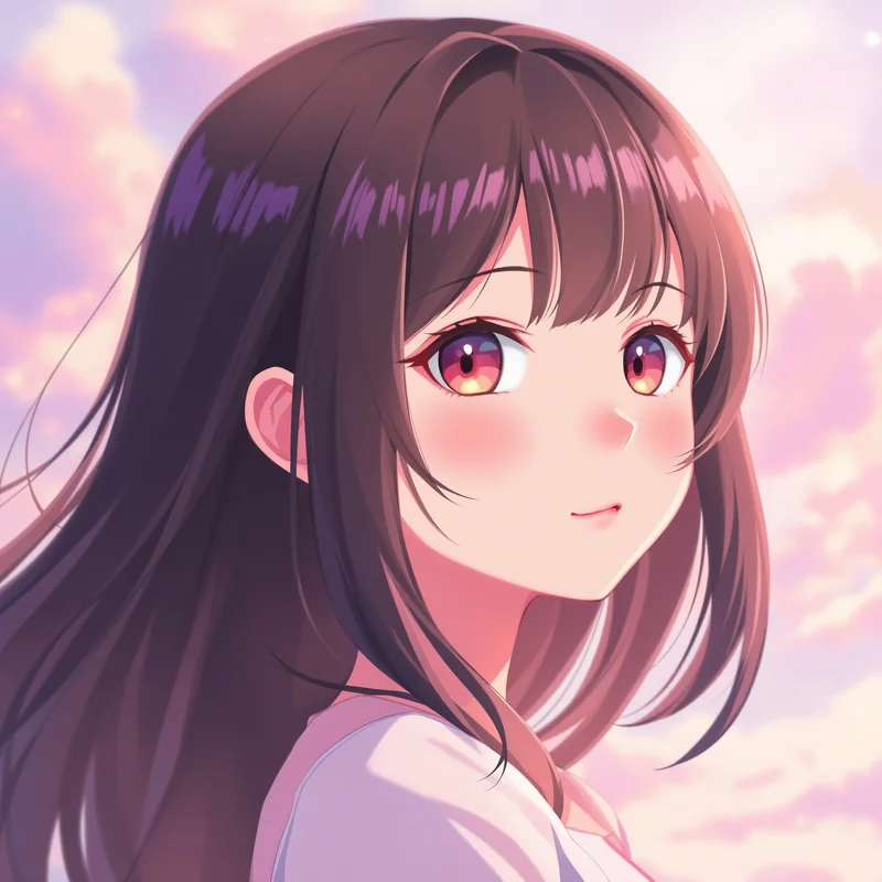 Anime Girl PFP avatar with aesthetic identity