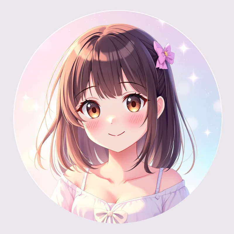 Anime Girl PFP avatar with aesthetic identity