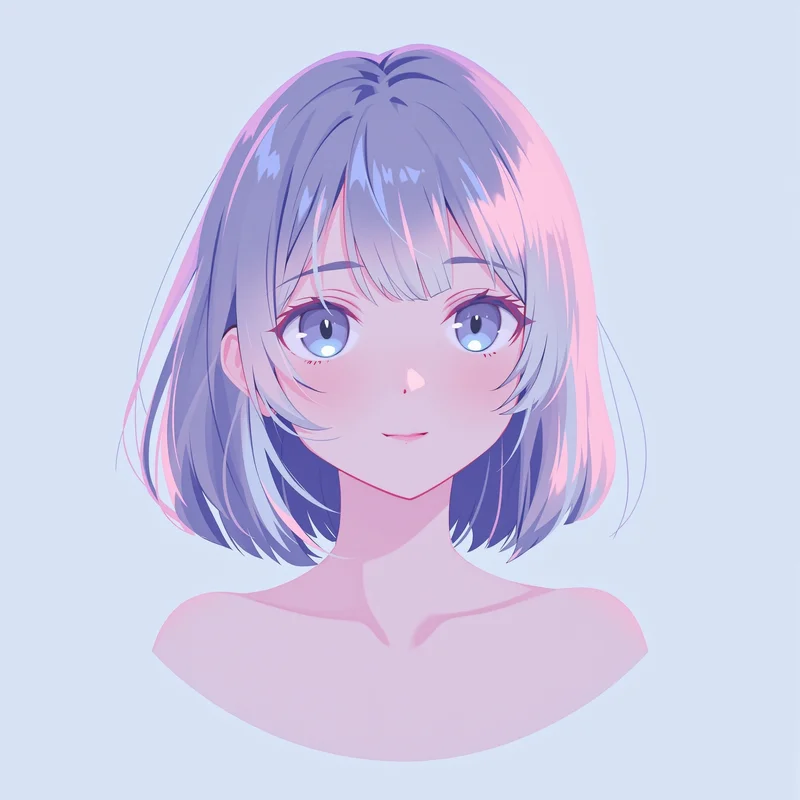 Anime Girl PFP avatar with aesthetic identity