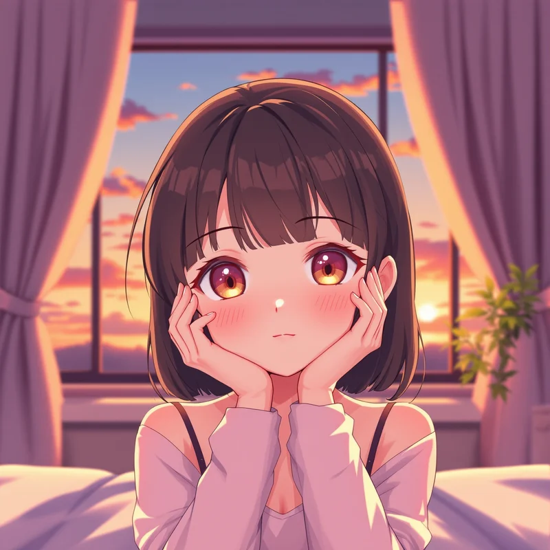 Anime Girl profile image optimized for recognition