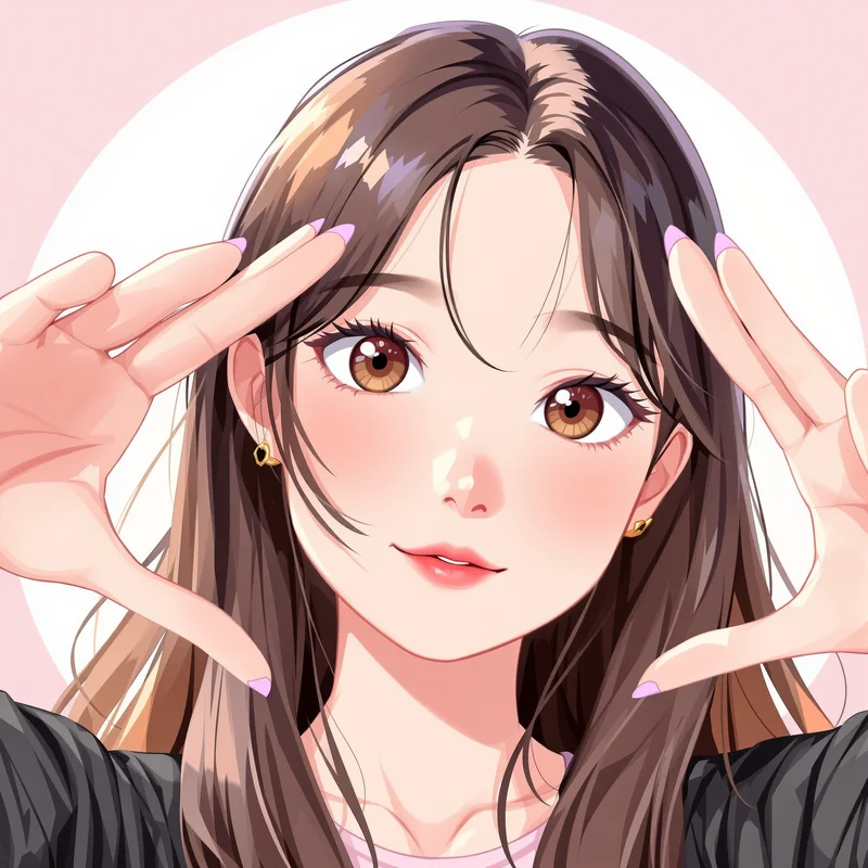 Anime Girl profile image optimized for recognition