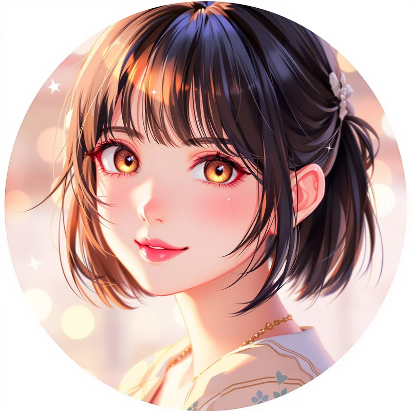 Anime Girl profile image optimized for recognition