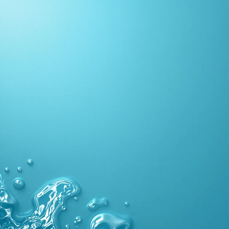 Balanced clarity aqua background