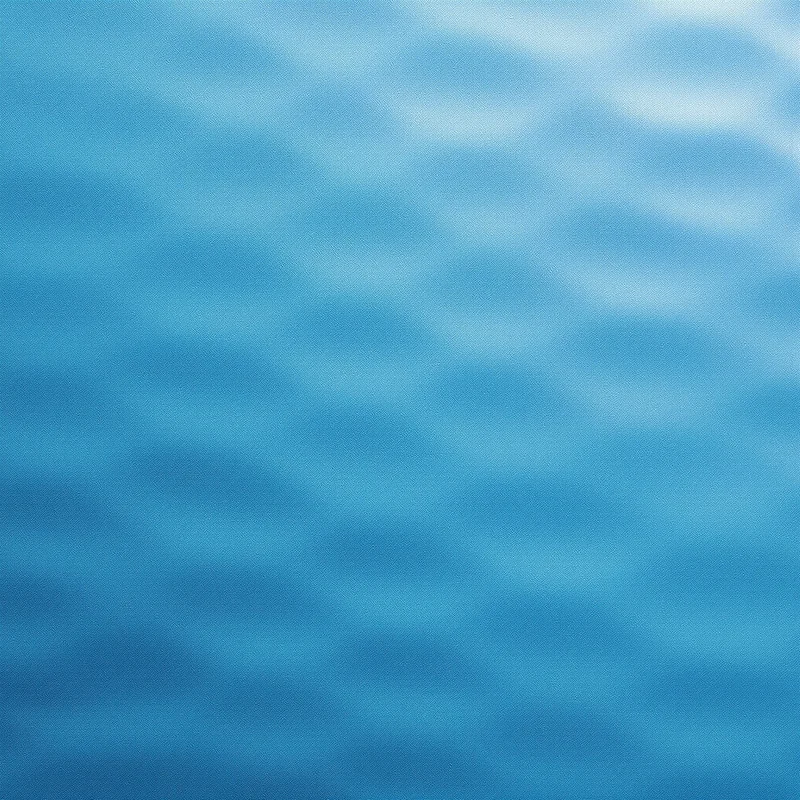 Balanced display aqua background