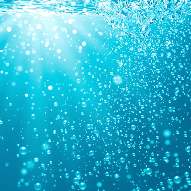 Bubble Veil Aqua Aqua Background