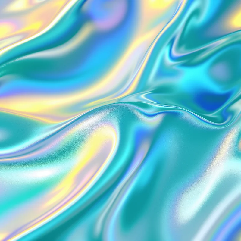 Iridescent Aqua Sheen Aqua Background