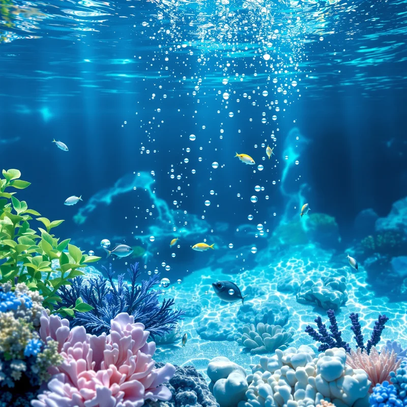 Precision surface aqua background