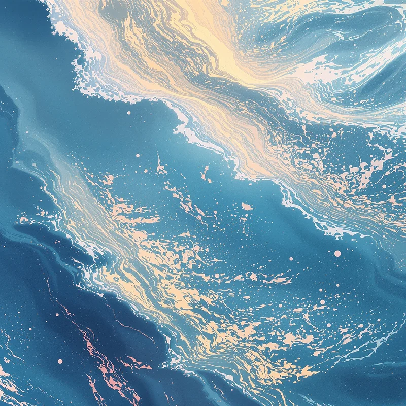 Reference display aqua background