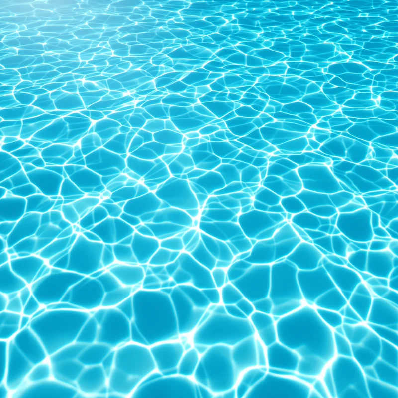 Sunlit Pool Caustics Aqua Background