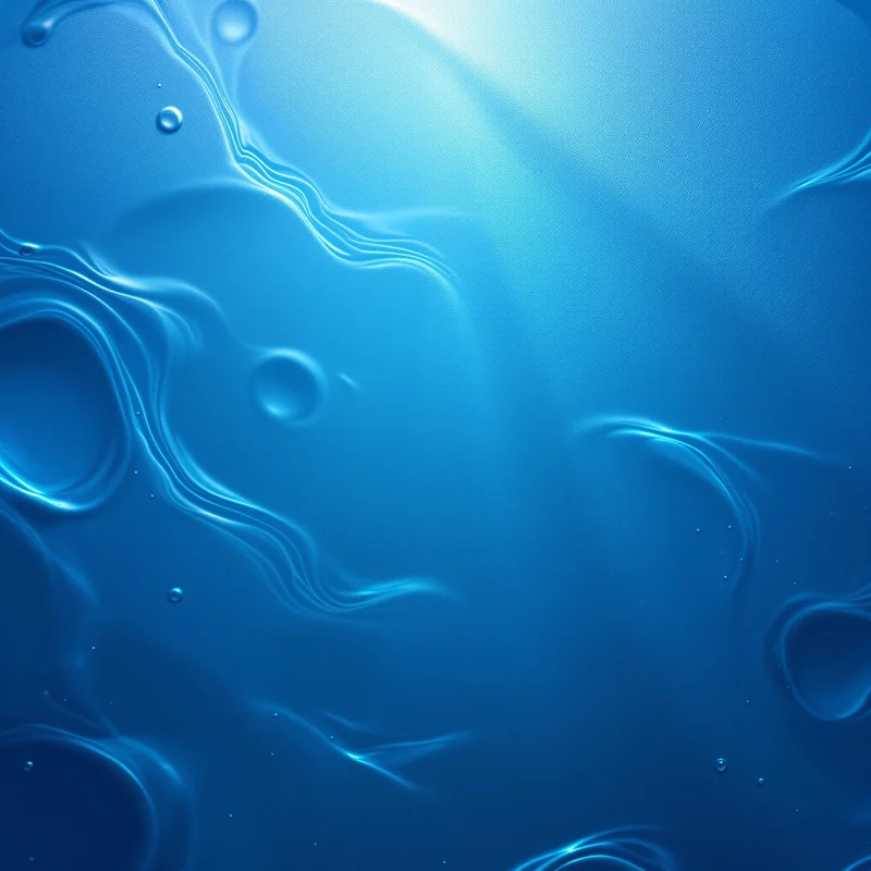 Visual crispness aqua background