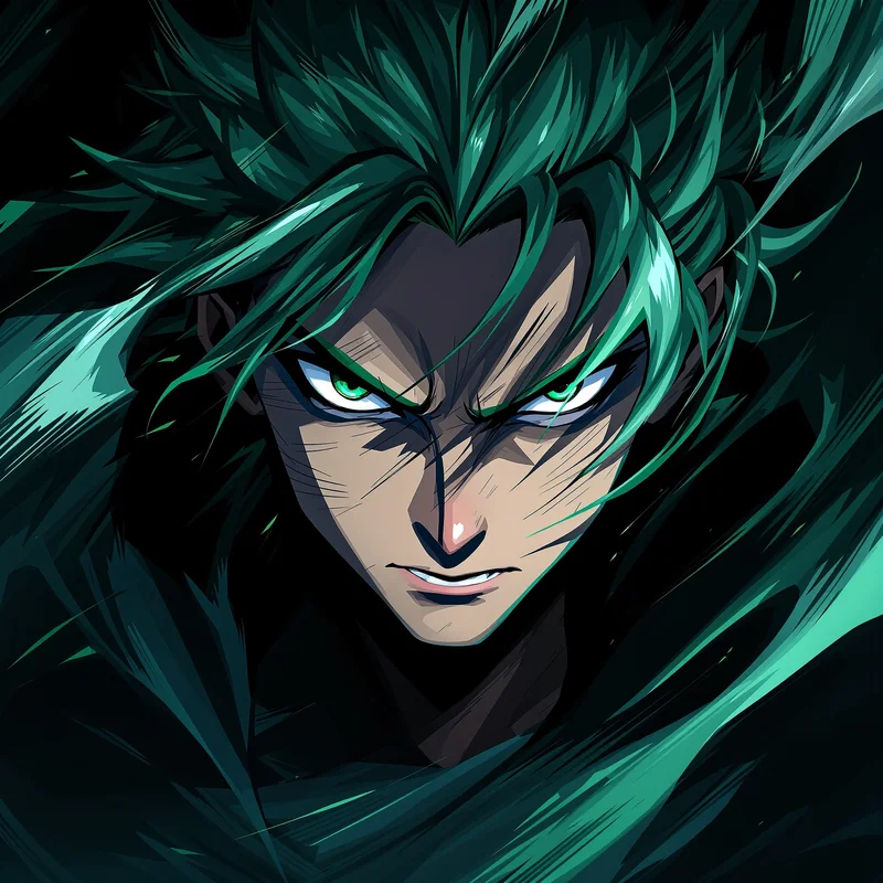 ego-driven Bachira avatar for profile presence capturing a look that doesn't need explanation