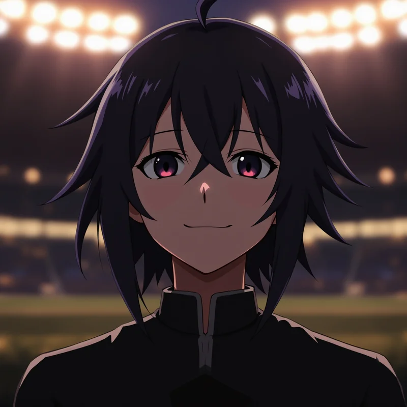 ego-driven Bachira avatar for profile presence capturing a striker who feels rather than calculates