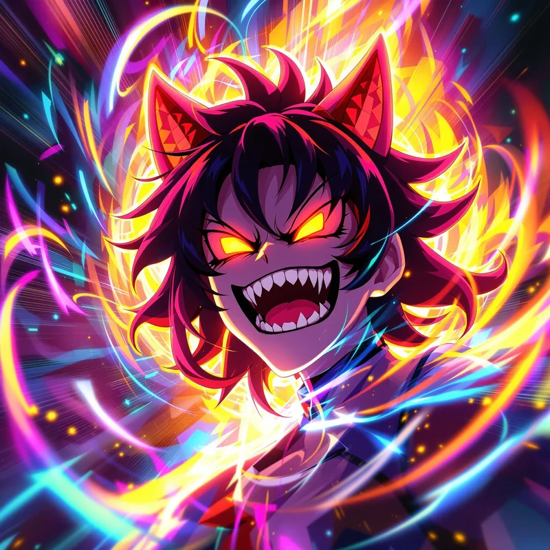 ego-driven Bachira avatar for profile presence capturing bachira between joy and danger