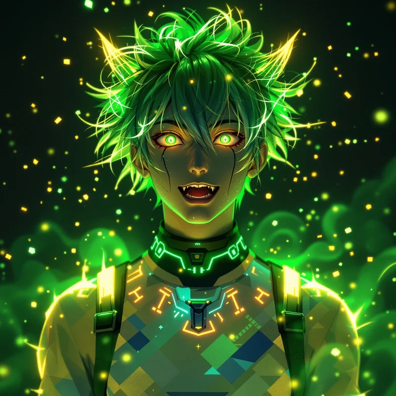 Bachira cyber monster avatar.