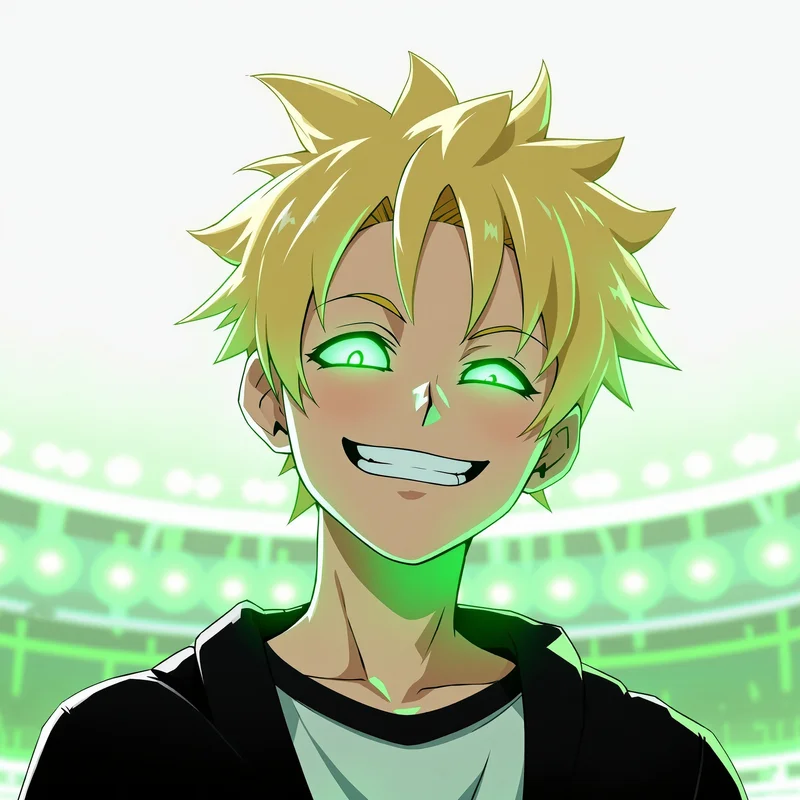 Bachira profile image driven by chaotic burst motion and anime striker pressure