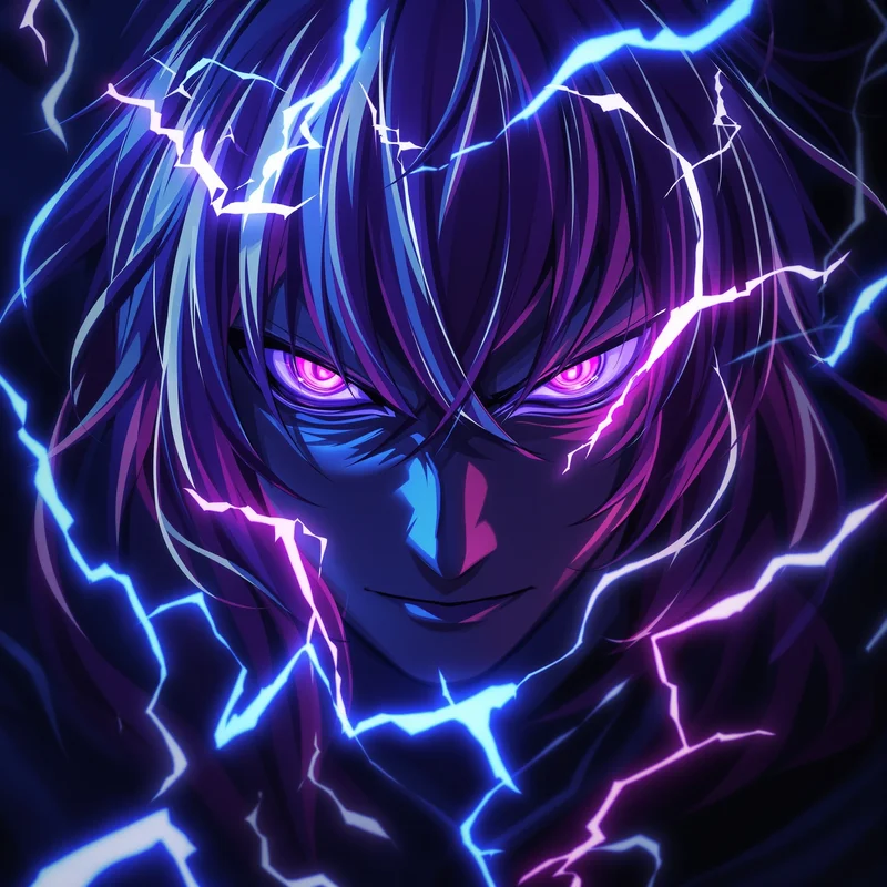 Bachira digital identity icon with expressive anime style capturing bachira enjoying every second of unpredictability